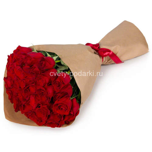 Букет 51 роза Эксплорер (80 см)